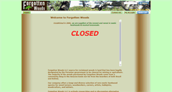 Desktop Screenshot of forgottenwoods.net